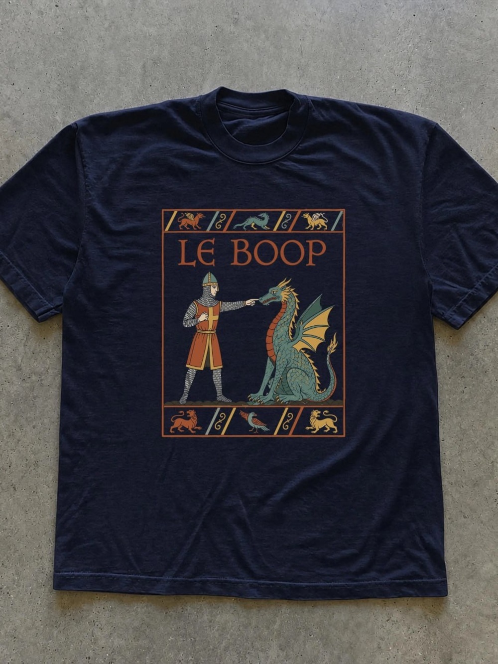T-shirt Le Boop with dragon graphic